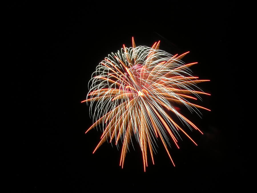 Fireworks #33 Photograph by George Pennington