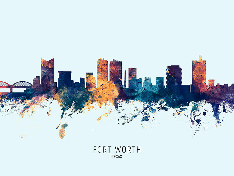 Fort Worth Texas Skyline #32 Photograph by Michael Tompsett