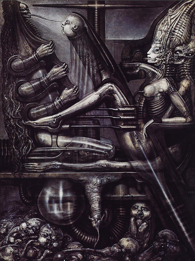 Hans Ruedi Paintings Psychedelic Solution Gallery, New York, February  5-March 26, 1988, Hr Giger Artist