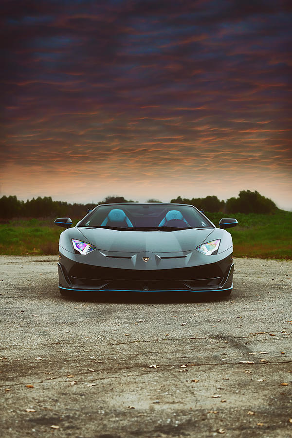 #Lamborghini #Aventador #SVJ #Roadster #Print #32 Photograph by ItzKirb Photography