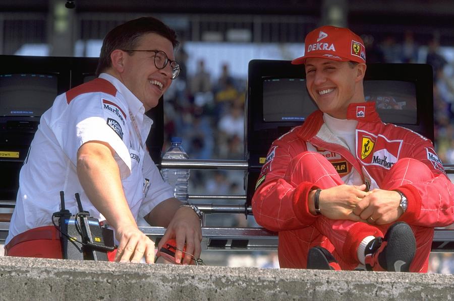Michael Schumacher #32 Photograph by Clive Mason