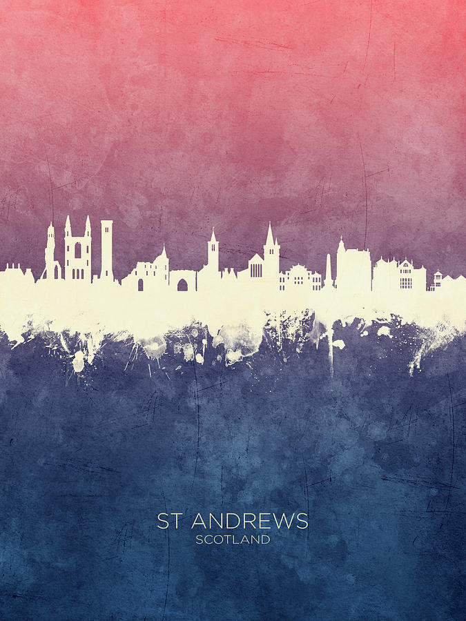 St Andrews Scotland Skyline #32 Digital Art by Michael Tompsett