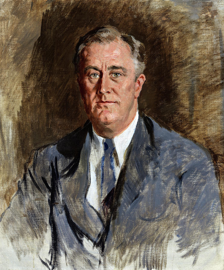 32nd PRESIDENT FRANKLIN DELANO ROOSEVELT 1933 Photograph by Daniel Hagerman