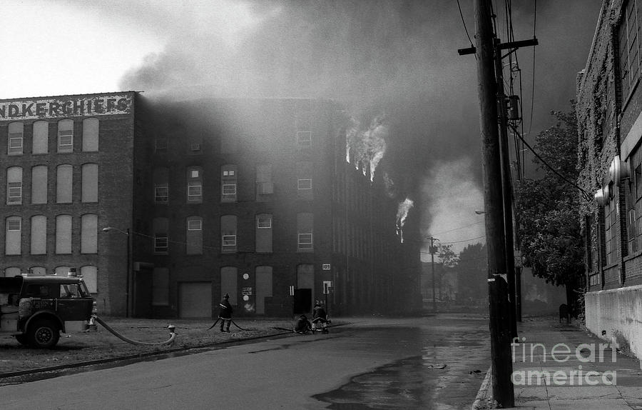 9-02-85 Passaic, NJ Labor Day Fire, Conflagration  #33 Photograph by Steven Spak