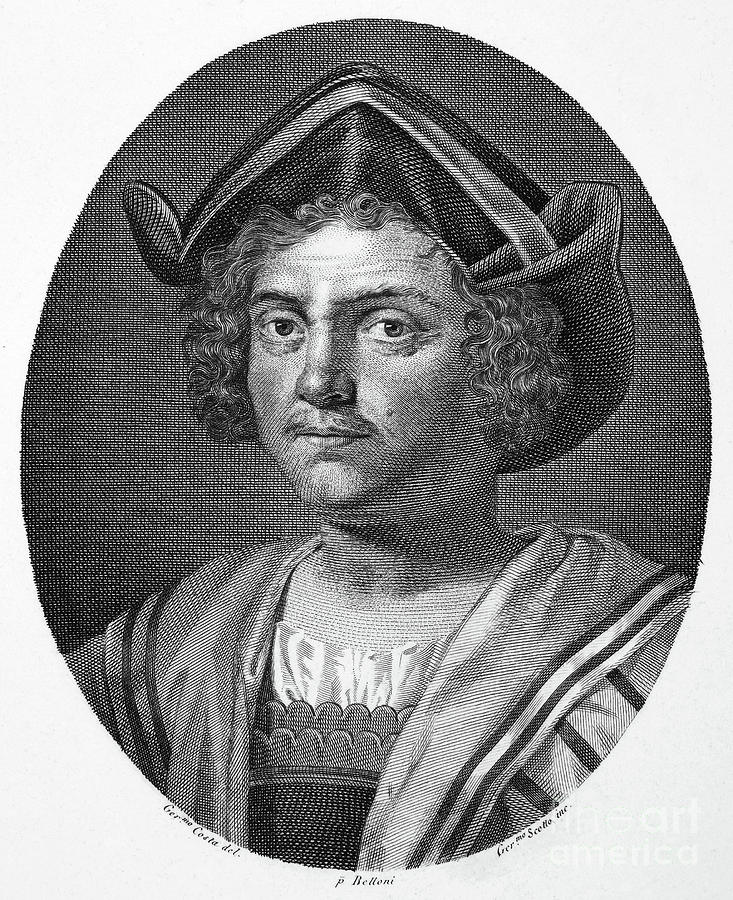 Christopher Columbus Drawing by Granger