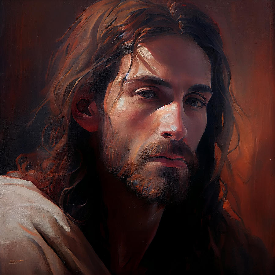 Jesus Christ Portrait Mixed Media by Stephen Smith Galleries - Fine Art ...