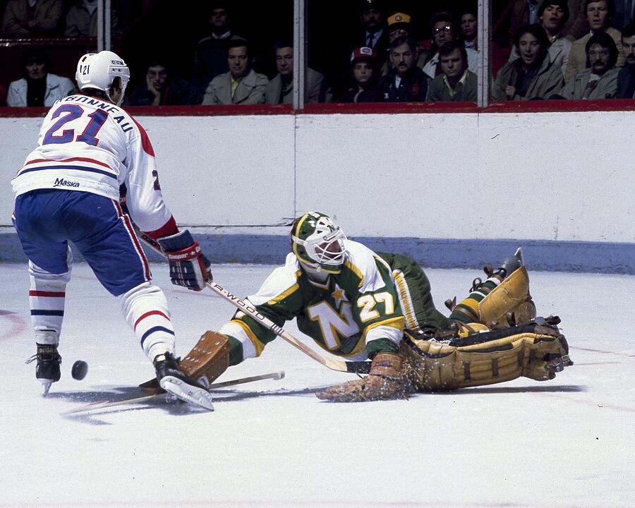 Minnesota North Stars v Montreal Canadiens #33 Photograph by Denis Brodeur