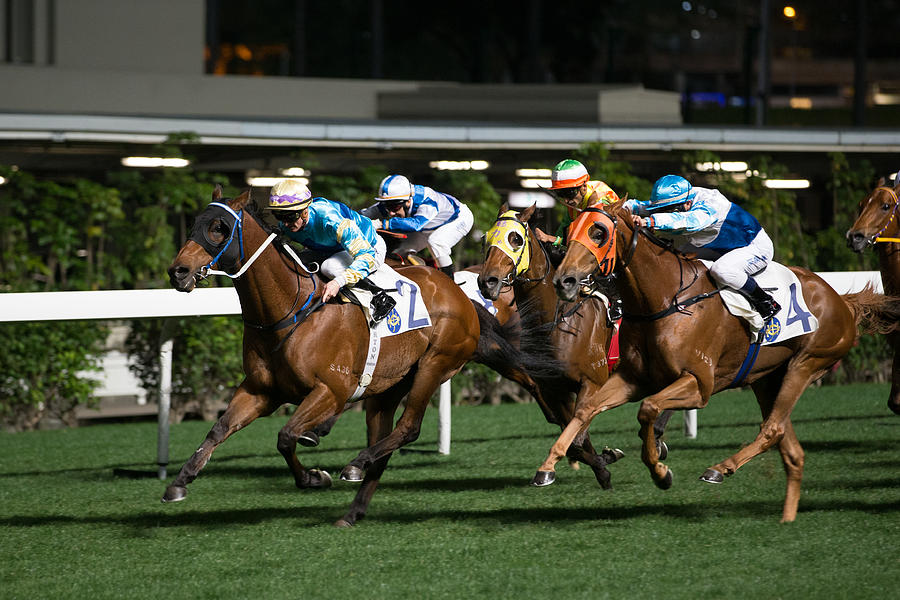 Horse Racing in Hong Kong - Happy Valley Racecourse #332 Photograph by Lo Chun Kit