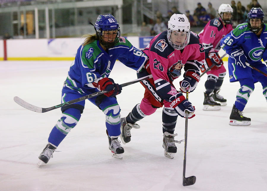 A Day In The Life Of The New York Riveters Womens Hockey Team #34 Photograph by Bruce Bennett