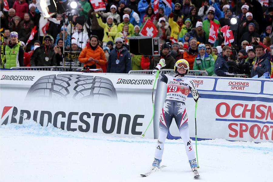 Audi FIS World Cup - Womens Downhill #34 Photograph by Christophe Pallot/Agence Zoom