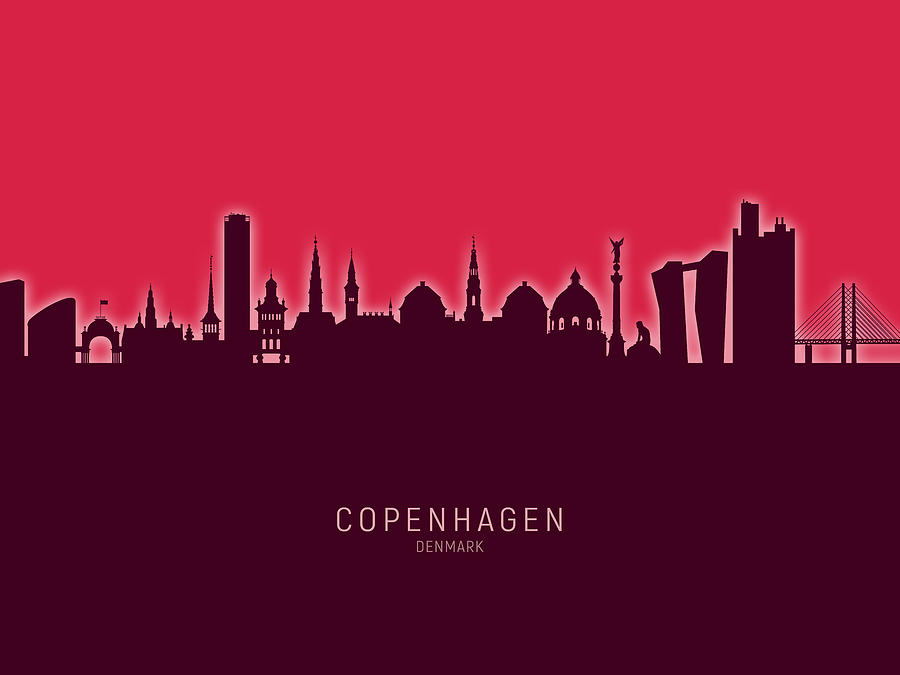Copenhagen Denmark Skyline #34 Photograph by Michael Tompsett