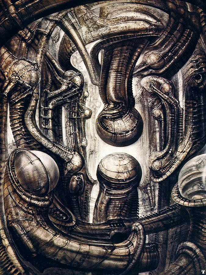 Hans Ruedi Giger Painting by Emma Ava - Fine Art America