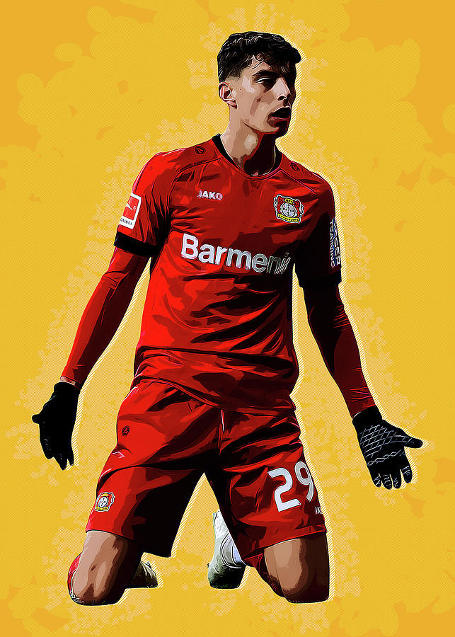 Kai Havertz Kaihavertz Kai Havertz Kai Havertz Digital Art By Waller 