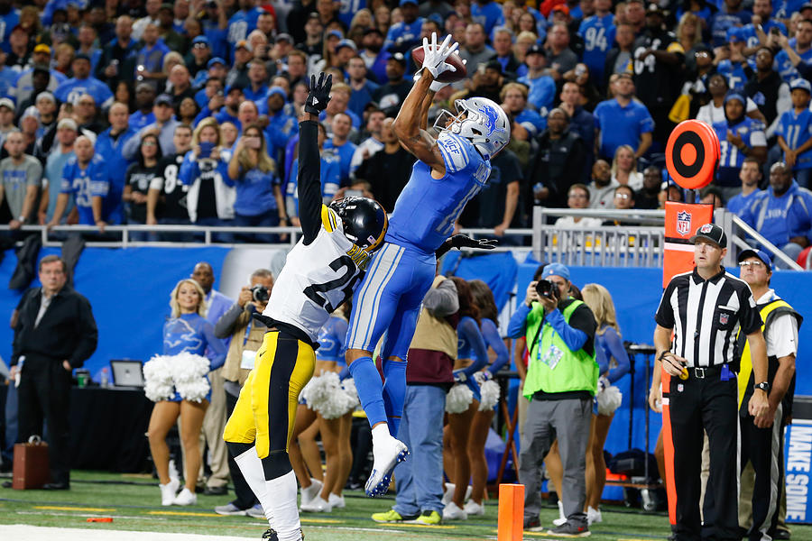 NFL: OCT 29 Steelers at Lions #34 Photograph by Icon Sportswire