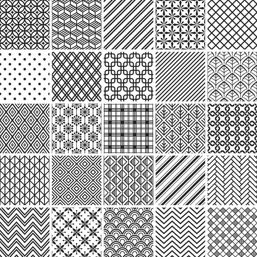 Seamless pattern #34 Drawing by Ulimi