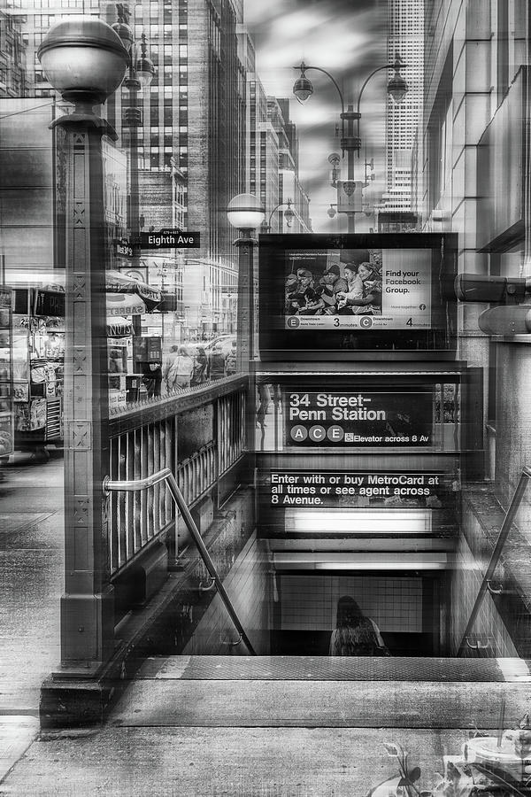 Street Penn Station Photograph By Agustin Uzarraga Pixels