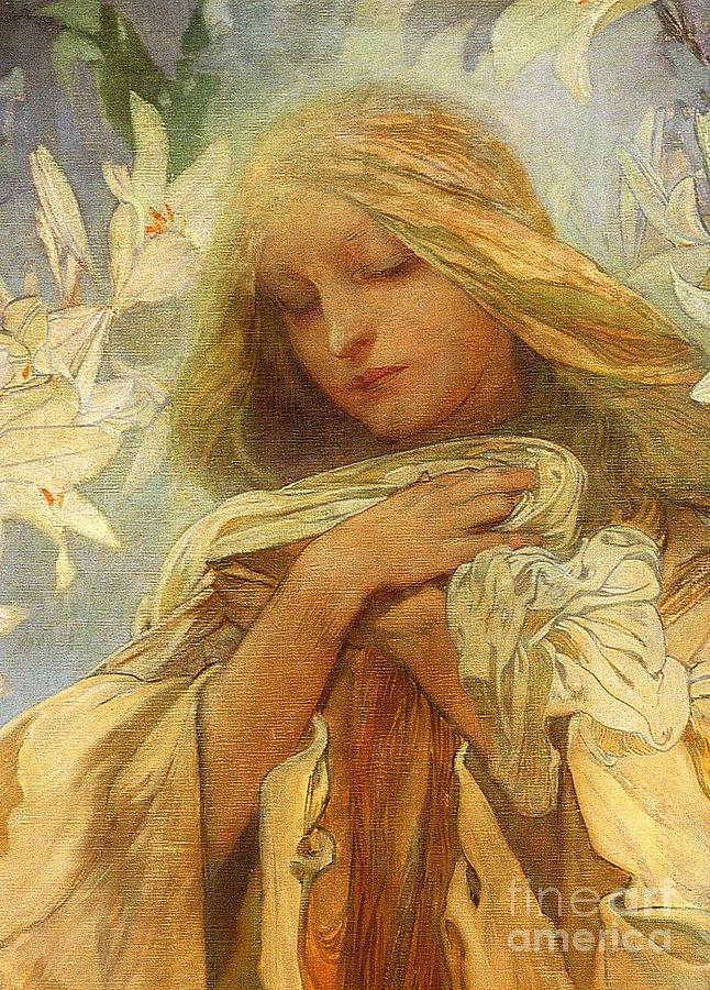 Untitled 34 Painting by Alphonse Maria Mucha - Fine Art America