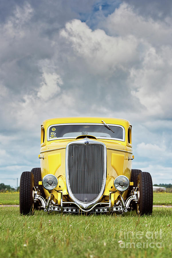 34 Yellow Ford Photograph by Tim Gainey