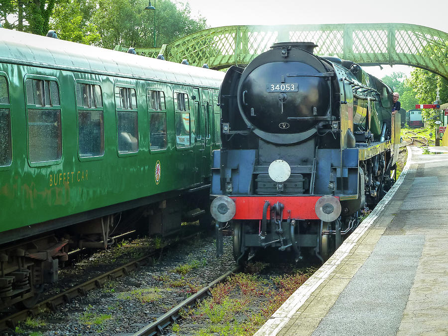 34053 Sir Keith Park Steam Locomotive Photograph by Gordon James