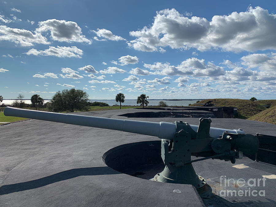 Fort Moultrie - Big Gun - Charleston South Carolina by Dale Powell Fort Moultrie - Big Gun - Charleston South Carolina by Dale Powell
