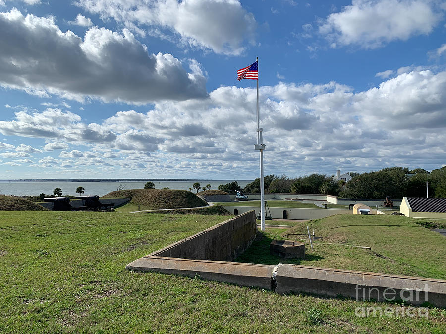 Fort Moultrie - National Park - Sullivan's Island Soth Carolina by Dale Powell Fort Moultrie - National Park - Sullivan's Island Soth Carolina by Dale Powell