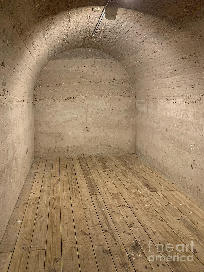 Fort Moultrie Underground Storage Bunker - Charleston South Carolina Photograph