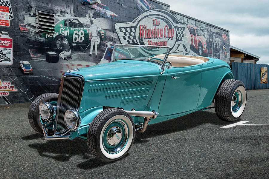 34ford Roadster Hot Rod Photograph