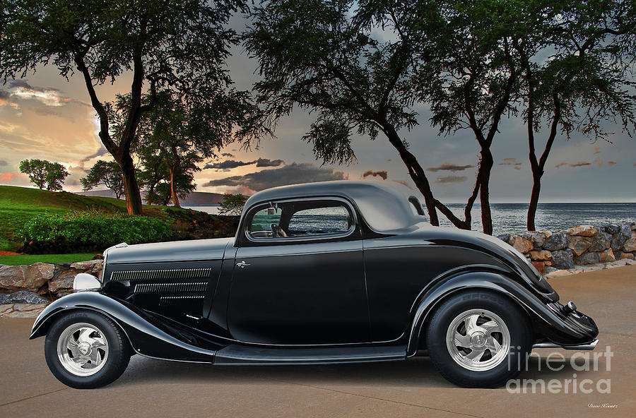 1934 Ford Three-Window Coupe #35 Photograph by Dave Koontz
