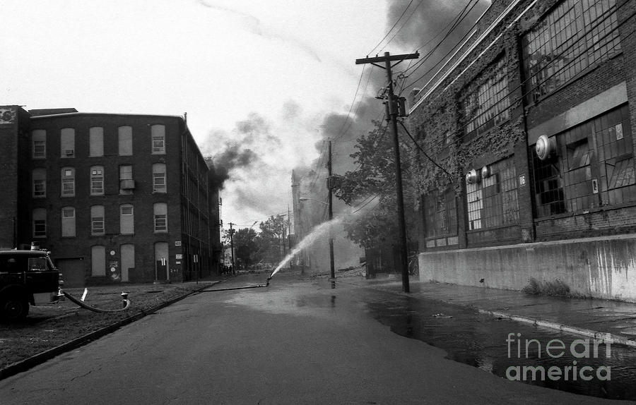 9-02-85 Passaic, NJ Labor Day Fire, Conflagration  #35 Photograph by Steven Spak