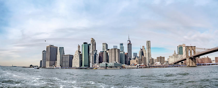 Lower Manhattan New York City Panorama #35 Photograph by Alex Grichenko