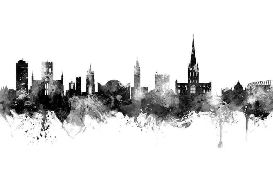 Norwich England Skyline #35 Digital Art by Michael Tompsett