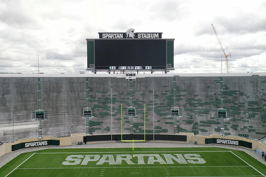 Spartan Stadium at Michigan State University in East Lansing Michigan Photograph by Eldon McGraw