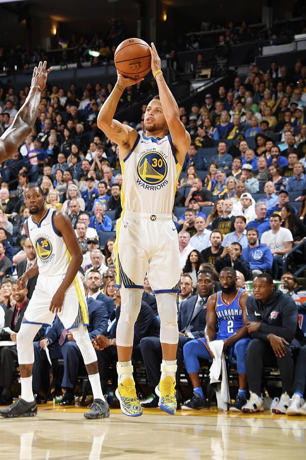 Stephen Curry #35 Photograph by Andrew D. Bernstein