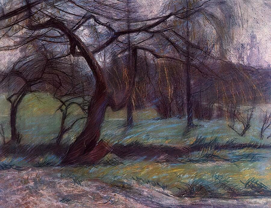 Tree Painting - Umberto Boccioni #35 by Umberto Boccioni