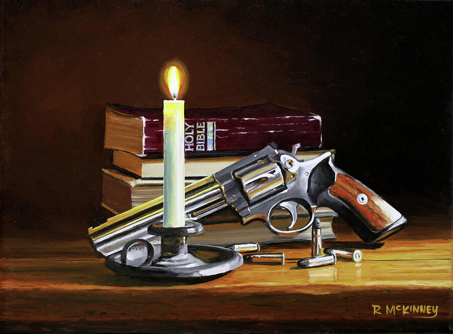 Still Life Painting - 357 Magnum by Rick McKinney