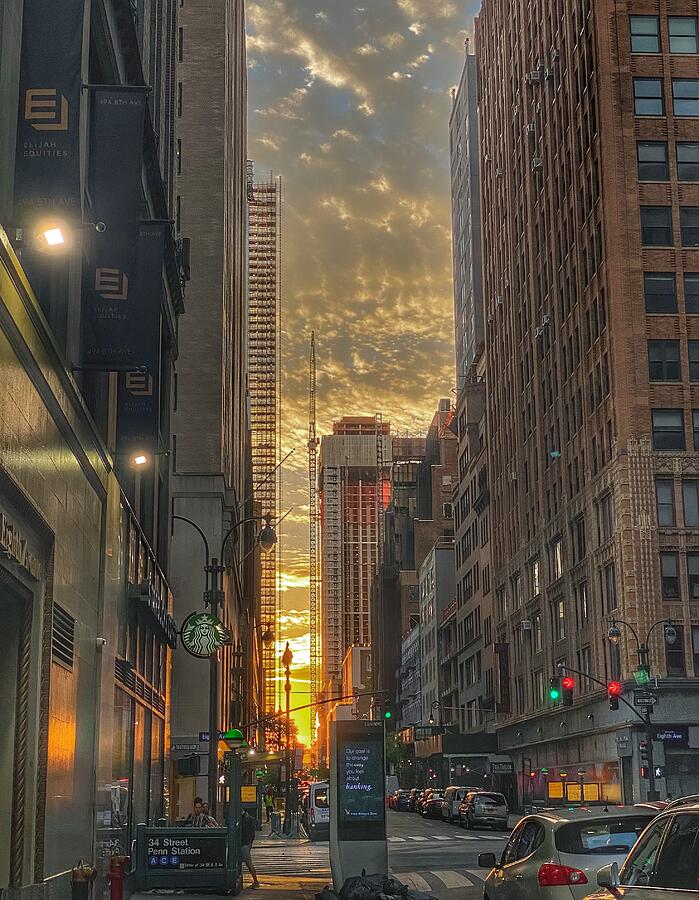 35th Street Sunset Photograph by Michael Dean Shelton