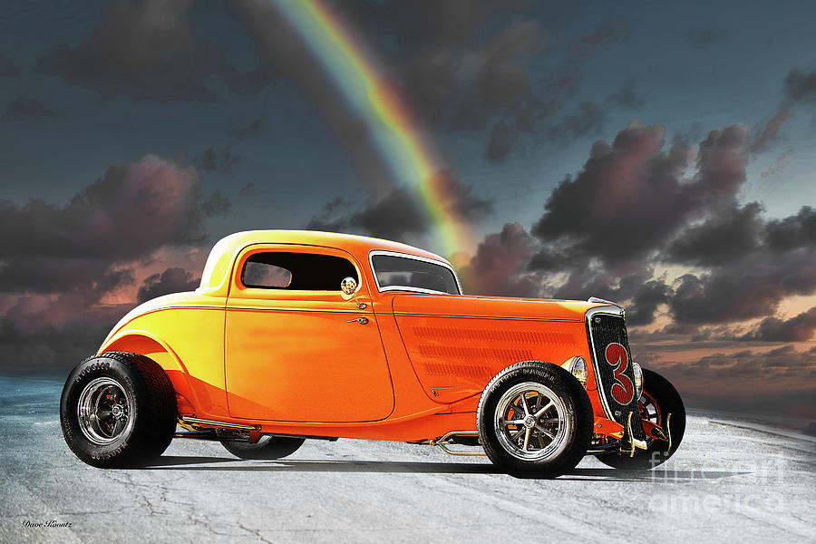 1934 Ford Three-Window Coupe #36 Photograph by Dave Koontz