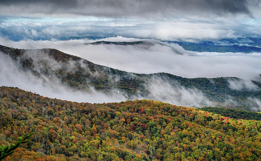 Autumn in the Appalachian Mountains Viewed Along the Blue Ridge  #36 Photograph by Alex Grichenko