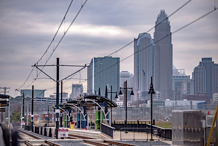 Charlotte north carolina city skyline and downtown #36 Photograph by Alex Grichenko