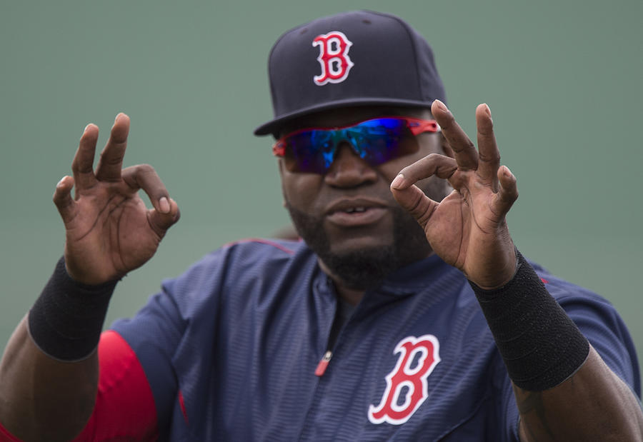 David Ortiz #36 Photograph by Michael Ivins/Boston Red Sox