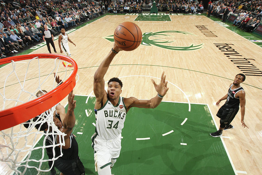 Giannis Antetokounmpo #36 Photograph by Gary Dineen