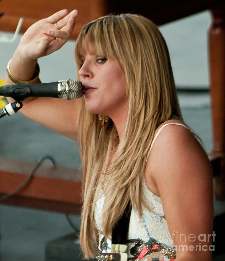 Grace Potter and the Nocturnals at Bonnaroo 2011 #37 Photograph by David Oppenheimer