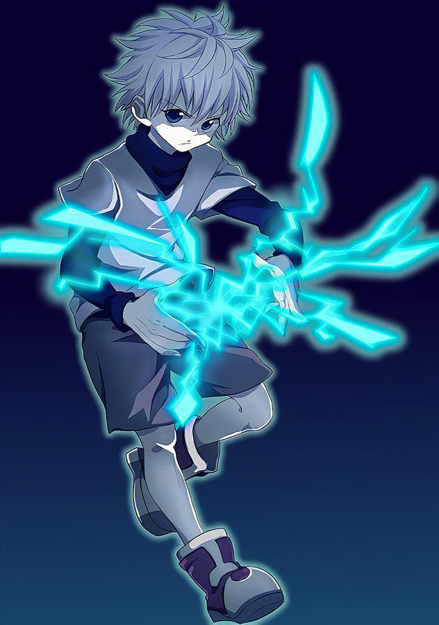 Killua Zoldyck Lightning Digital Art by Nguyen Hai - Fine Art America