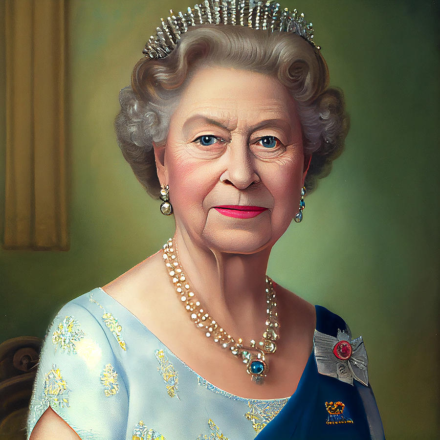 Queen Elizabeth II Mixed Media by Stephen Smith Galleries - Fine Art ...