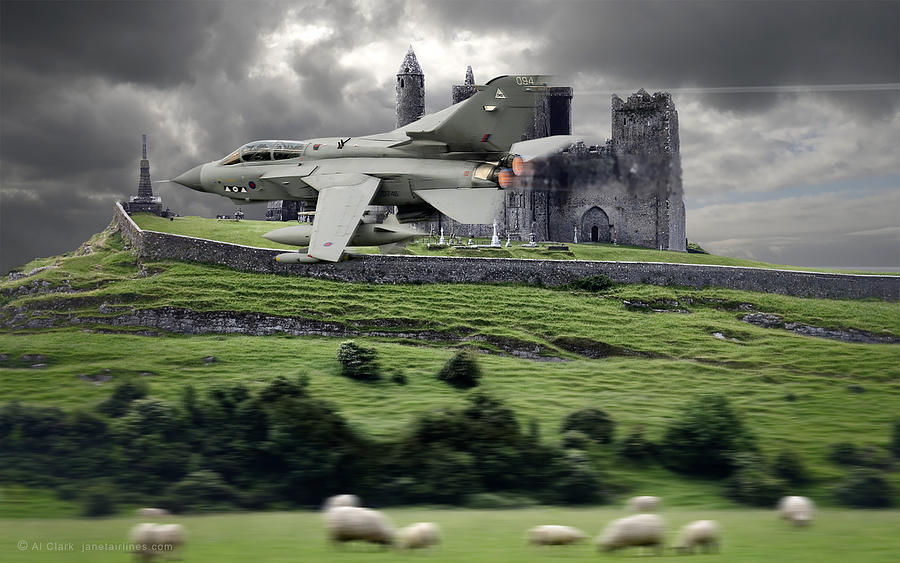 Tornado Over The Farm Digital Art by Custom Aviation Art