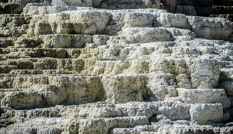 Travertine Terraces, Mammoth Hot Springs, Yellowstone #36 Photograph by Alex Grichenko
