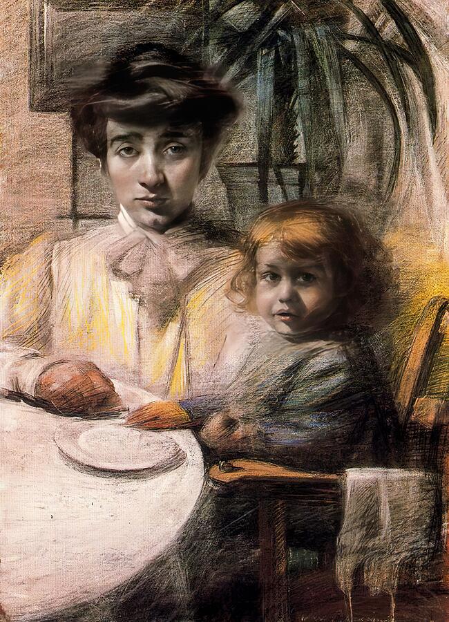 Portrait Painting - Umberto Boccioni #36 by Umberto Boccioni