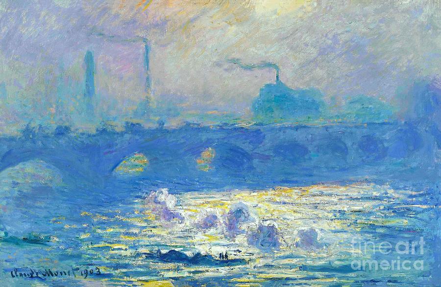 Waterloo Bridge #36 Painting by Claude Monet