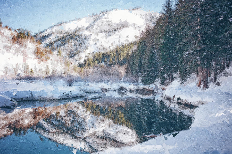 Winter Story #36 Digital Art by TintoDesigns