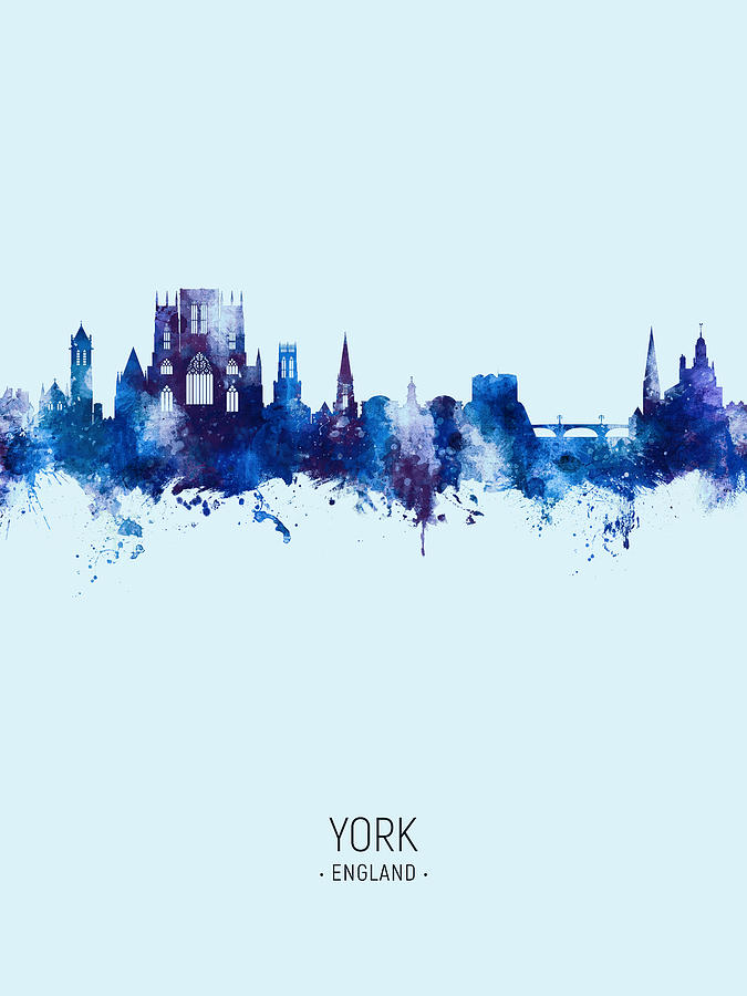 York England Skyline #36 Digital Art by Michael Tompsett